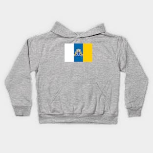 Flag of the Canary Islands Kids Hoodie